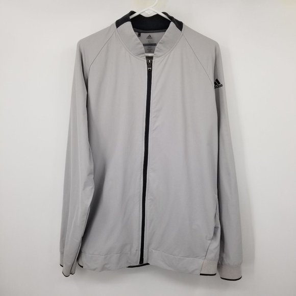 adidas Other - Adidas Golf Grey Long Sleeved Men's Zip Up Jacket Size Large